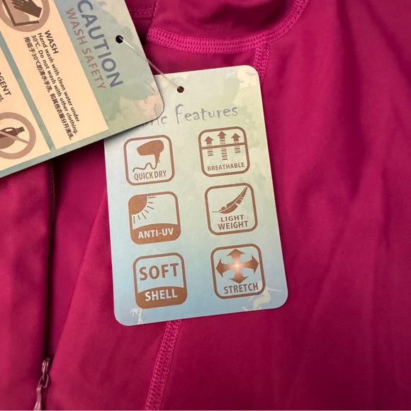 Rashguard magenta long-sleeved top in size 2XL by Sailbee - Picture 5 of 11